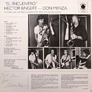 HECTOR BINGERT, DON MENZA / El Encuentro